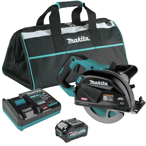 Makita GSC01M1 40V Max XGT Brushless Lithium-Ion 7-1/4 In. Cordless Metal Cutting Saw Kit With Electric Brake And Chip Collector (4 Ah) 1 Makita GSC01M1 40V Max XGT Brushless Lithium-Ion 7-1/4 In. Cordless Metal Cutting Saw Kit With Electric Brake And Chip Collector (4 Ah)