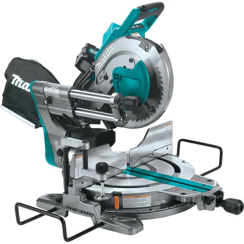 Makita GSL03M1 40V Max XGT Brushless Lithium-Ion 10 In. Cordless AWS Capable Dual-Bevel Sliding Compound Miter Saw Kit (4 Ah) 2 Makita GSL03M1 40V Max XGT Brushless Lithium-Ion 10 In. Cordless AWS Capable Dual-Bevel Sliding Compound Miter Saw Kit (4 Ah) - Image 2