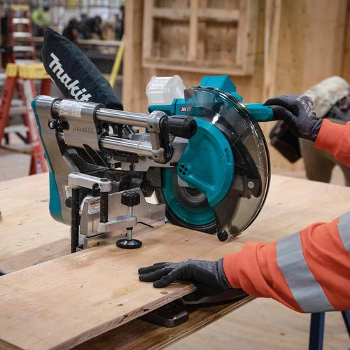 Makita GSL03Z 40V Max XGT Brushless Lithium-Ion 10 In. Cordless AWS Capable Dual-Bevel Sliding Compound Miter Saw (Tool Only) 7 Makita GSL03Z 40V Max XGT Brushless Lithium-Ion 10 In. Cordless AWS Capable Dual-Bevel Sliding Compound Miter Saw (Tool Only) - Image 7