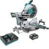 Makita GSL04M1 40V Max XGT Brushless Lithium-Ion 12 In. Cordless AWS Capable Dual-Bevel Sliding Compound Miter Saw Kit (4 Ah)