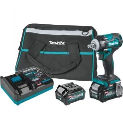 Makita GWT04D 40V Max XGT Brushless Lithium-Ion 1/2 In. Cordless 4-Speed Impact Wrench With Friction Ring Anvil Kit (2.5 Ah)