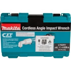 Makita LT02R1 12V MAX CXT 2.0 Ah Lithium-Ion Cordless 3/8 In. Angle Impact Wrench Kit -Tool Store mktnlt02r1 h