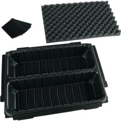 Makita P-83680 2 Row Insert Tray With 6 Dividers And Foam Lid For MAKPAC Interlocking Case