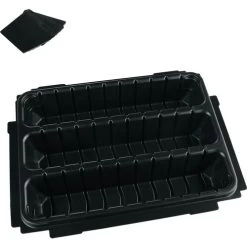 Makita P-83696 MAKPAC Interlocking Case 3 Row Insert Tray With 6 Dividers And Foam Lid