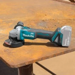 Makita XAG09Z 18V LXT Lithium-Ion Brushless Cordless 4-1/2 In. / 5 In. Cut-Off/Angle Grinder With Electric Brake (Tool Only) -Tool Store mktnxag09z c