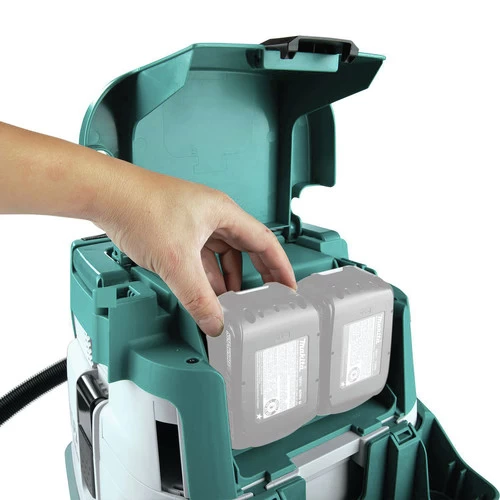 Makita XCV21ZX 18V X2 (36V) LXT Brushless Lithium-Ion 2.1 Gallon HEPA Filter Dry Dust Extractor (Tool Only) 4 Makita XCV21ZX 18V X2 (36V) LXT Brushless Lithium-Ion 2.1 Gallon HEPA Filter Dry Dust Extractor (Tool Only) - Image 4