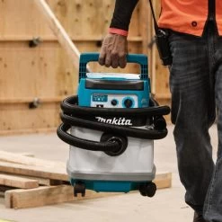 Makita XCV25ZUX 36V (18V X2) LXT Brushless Lithium-Ion Cordless AWS 4 Gallon HEPA Filter Dry Dust Extractor/Vacuum (Tool Only) 14 Makita XCV25ZUX 36V (18V X2) LXT Brushless Lithium-Ion Cordless AWS 4 Gallon HEPA Filter Dry Dust Extractor/Vacuum (Tool Only) -Tool Store mktnxcv25zux e