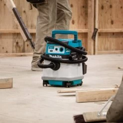 Makita XCV25ZUX 36V (18V X2) LXT Brushless Lithium-Ion Cordless AWS 4 Gallon HEPA Filter Dry Dust Extractor/Vacuum (Tool Only) 15 Makita XCV25ZUX 36V (18V X2) LXT Brushless Lithium-Ion Cordless AWS 4 Gallon HEPA Filter Dry Dust Extractor/Vacuum (Tool Only) -Tool Store mktnxcv25zux f