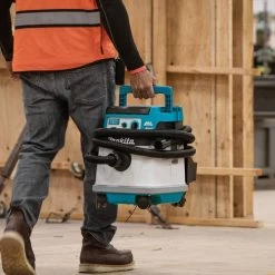 Makita XCV25ZUX 36V (18V X2) LXT Brushless Lithium-Ion Cordless AWS 4 Gallon HEPA Filter Dry Dust Extractor/Vacuum (Tool Only) 16 Makita XCV25ZUX 36V (18V X2) LXT Brushless Lithium-Ion Cordless AWS 4 Gallon HEPA Filter Dry Dust Extractor/Vacuum (Tool Only) -Tool Store mktnxcv25zux g