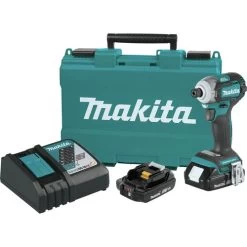 Makita XDT12R XDT12R 18V LXT Lithium-Ion Compact Brushless Cordless Quick-Shift Mode 4-Speed Impact Driver Kit (2.0Ah)
