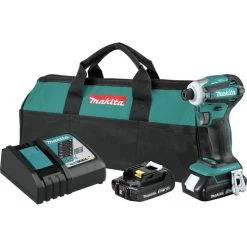 Makita XDT19R 18V LXT Brushless Compact Lithium-Ion Cordless Quick‑Shift Mode Impact Driver Kit With 2 Batteries (2 Ah)