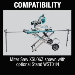 Makita XSL06PM 36V (18V X2) LXT Brushless Lithium-Ion 10 In. Cordless Dual-Bevel Sliding Compound Miter Saw With Laser Kit And 2 Batteries (4 Ah) -Tool Store mktnxsl06pm f