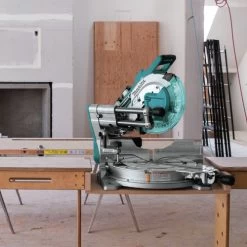 Makita XSL06PM 36V (18V X2) LXT Brushless Lithium-Ion 10 In. Cordless Dual-Bevel Sliding Compound Miter Saw With Laser Kit And 2 Batteries (4 Ah) -Tool Store mktnxsl06pm o
