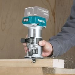 Makita XTR01Z 18V LXT Brushless Lithium-Ion Cordless Compact Router (Tool Only) -Tool Store mktnxtr01z d