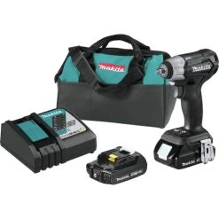 Makita XWT12RB 18V LXT 2.0 Ah Lithium-Ion Sub-Compact Brushless Cordless 3/8 In. Sq. Drive Impact Wrench Kit