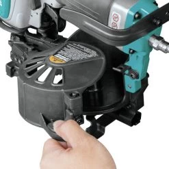 Factory Reconditioned Makita AN454-R 1-3/4 In. Coil Roofing Nailer -Tool Store mktran454 r l