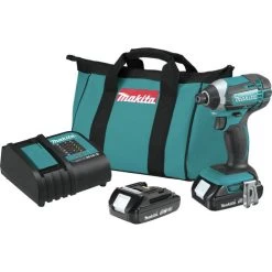 Factory Reconditioned Makita XDT11SY-R 18V LXT Brushed Lithium-Ion 1/4 In. Cordless Impact Driver Kit (1.5 Ah)