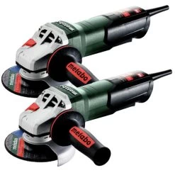Metabo 603624420-BNDL Metabo WP 11-125 Quick 11 Amp 11,000 RPM 4.5 In. / 5 In. Corded Angle Grinder With Non-Locking Paddle (2-pack)