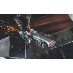 Metabo 613114420 WEPBA 19-125 Q DS M-BRUSH 120V 14.5 Amp 5 In. Corded Brake Angle Grinder With Brake System -Tool Store mtbn613114420 d