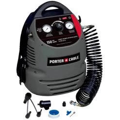 Porter-Cable CMB15 0.8 HP 1.5 Gal. Oil-Free Fully Shrouded Air Compressor