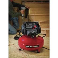 Factory Reconditioned Porter-Cable C2002R-FR350BR-BNDL 22 Degree 3-1/2 In. Full Round Head Framing Nailer With Air Compressor -Tool Store pcbrc2002r fr350br bndl s