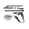 SENCO 10X0013N-08D300W-BNDL DURASPIN 6.5 Amp High Speed 3 In. Corded Screwdriver With Attachment Kit And 800-Pack 8-Gauge 3 In. #2 Square Exterior WX3 Collated Screw Bundle