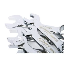 Sunex 9930 11-Piece SAE Stubby Combination Wrench Set -Tool Store snxn9930 b