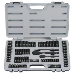 Stanley 92-824 69 Piece Black Chrome Socket Set