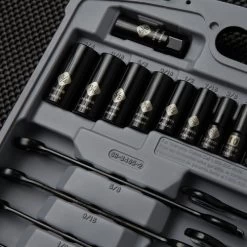 Stanley 92-839 99 Piece Black Chrome Socket Set -Tool Store styn92 839 c