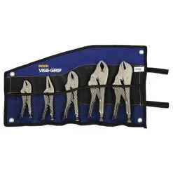Irwin Vise-Grip IRHT82593 Fast Release Locking Plier 5-Tool Combo Kit