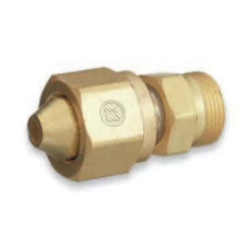 Western Enterprises 316 CGA-300 Commercial Acetylene / CGA-520 "B" Tank Brass Cylinder Adaptor 1 Western Enterprises 316 CGA-300 Commercial Acetylene / CGA-520 "B" Tank Brass Cylinder Adaptor
