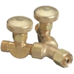 Western Enterprises 411 200 PSI Male/Female RH 5/8 In. Brass Valved "Y" Connection