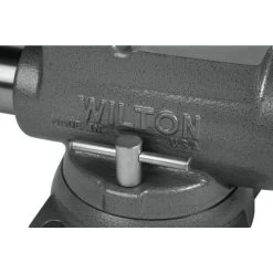 Wilton 28832 Machinist 5 In. Jaw Round Channel Vise With Swivel Base -Tool Store wltn28832 g